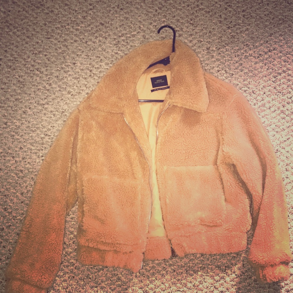 Urban outfitters teddy bear coat